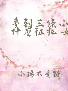 梦到三条小蛇是什么征兆 女性解梦