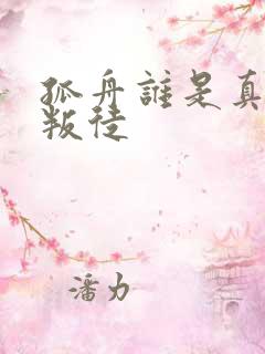 孤舟谁是真正的叛徒