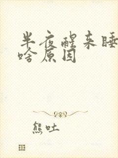 半夜醒来睡不着啥原因