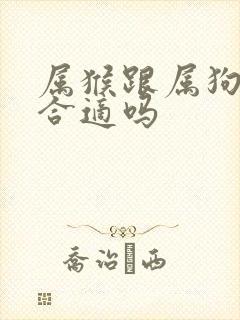 属猴跟属狗婚配合适吗