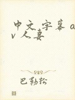 中文 字幕 av 人妻