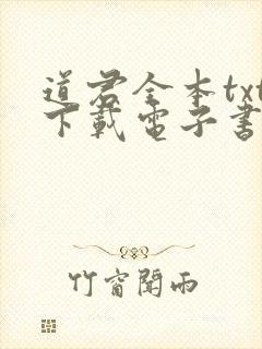 道君全本txt下载电子书八零