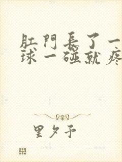 肛门长了一个肉球一碰就疼