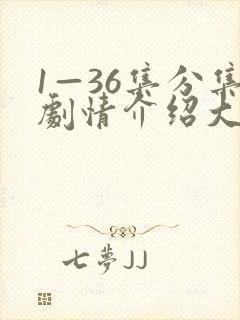 1—36集分集剧情介绍大全