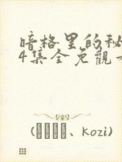 暗格里的秘密24集全免观看