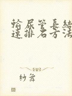 输尿管长结石快速排石方法