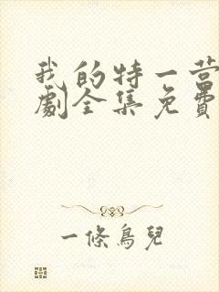 我的特一营电视剧全集免费播放