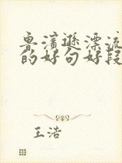 鲁滨逊漂流记中的好句好段