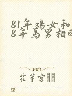 81年鸡女和78年马男相配婚姻如何