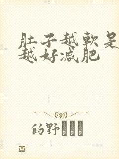 肚子越软是不是越好减肥