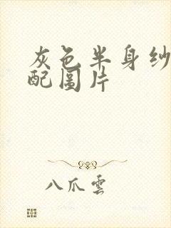 灰色半身纱裙搭配图片