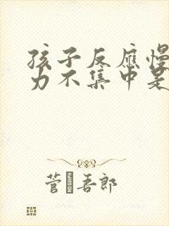 孩子反应慢注意力不集中是什么原因呢