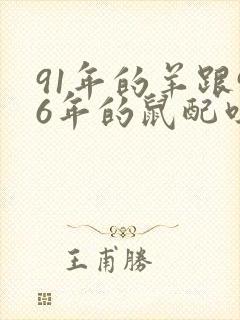 91年的羊跟96年的鼠配吗