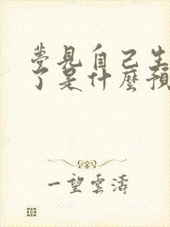 梦见自己生孩子了是什么预兆