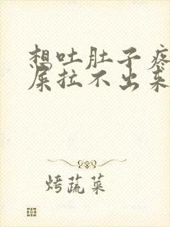 想吐肚子疼想拉屎拉不出来怎么回事