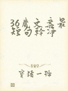 36岁文案最火短句干净