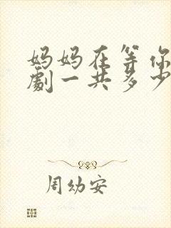 妈妈在等你电视剧一共多少集