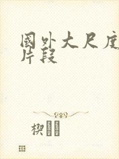 国外大尺度床戏片段