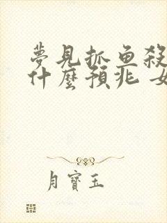 梦见抓鱼杀鱼是什么预兆 女性解梦