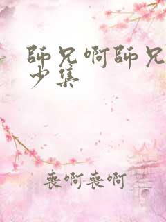 师兄啊师兄共多少集