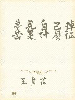 梦见自己掉光牙齿是什么征兆