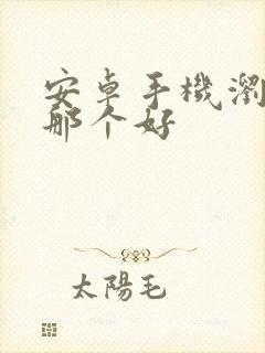 安卓手机浏览器那个好