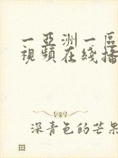 一亚洲一区二区视频在线播放