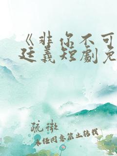 《非你不可》赵廷义短剧免费观看