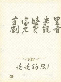 有你时光里电视剧免费观看