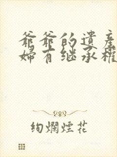 爷爷的遗产儿媳妇有继承权吗