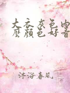 大衣灰色内搭什么颜色好看