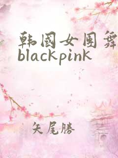 韩国女团舞蹈 blackpink