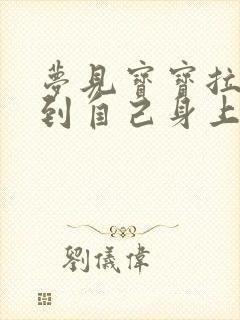 梦见宝宝拉屎弄到自己身上