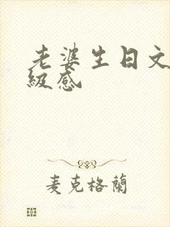 老婆生日文案高级感