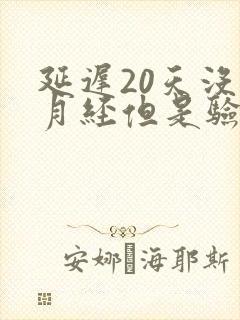 延迟20天没来月经但是验孕棒显示没怀孕