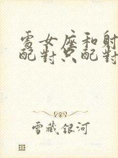 处女座和射手座配对只配对指数是多少