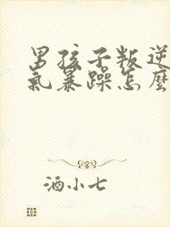 男孩子叛逆期脾气暴躁怎么沟通