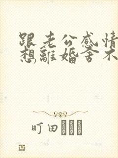 跟老公感情不和想离婚舍不得孩子