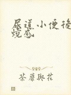 尿道小便后有灼烧感