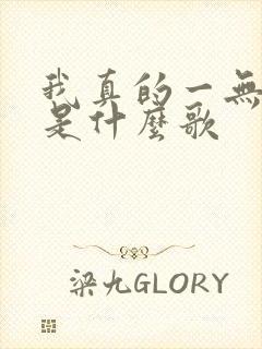 我真的一无所有是什么歌
