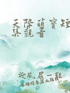 天降萌宝短剧全集观看