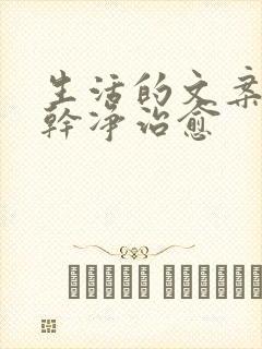 生活的文案短句干净治愈