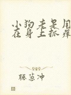 小狗老是用爪子在身上抓痒