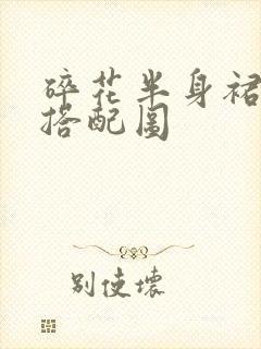 碎花半身裙最佳搭配图