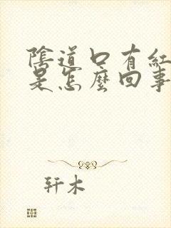 阴道口有红点点是怎么回事