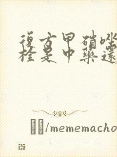 复方甲硝唑阴道栓是中药还是西药