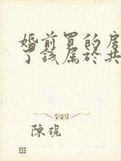 婚前买的房子卖了钱属于共同财产吗