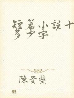 短篇小说十几章多少字