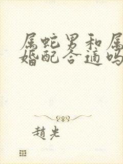 属蛇男和属蛇女婚配合适吗