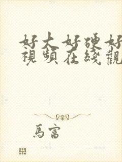 好大好硬好爽的视频在线观看